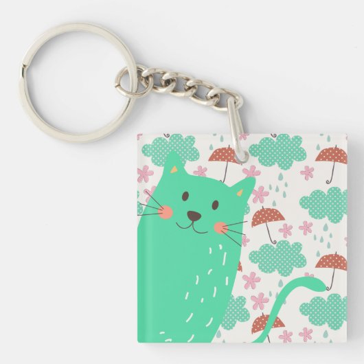 Raining Cats Sleutelhanger (Voorkant)