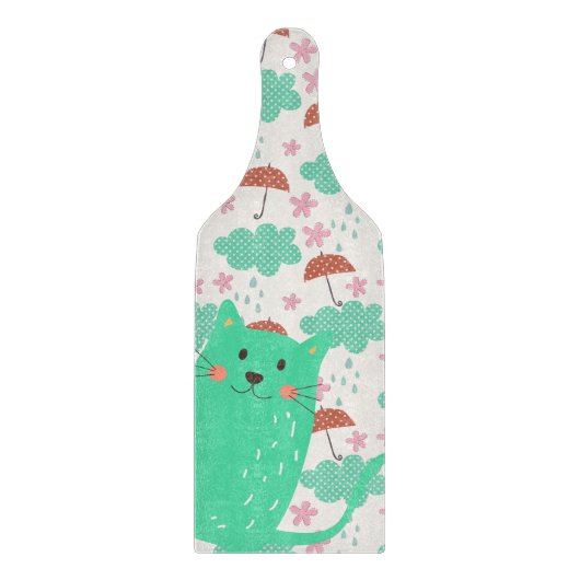 Raining Cats Snijplank (Voorkant)