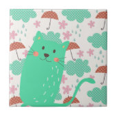 Raining Cats Tegeltje (Voorkant)