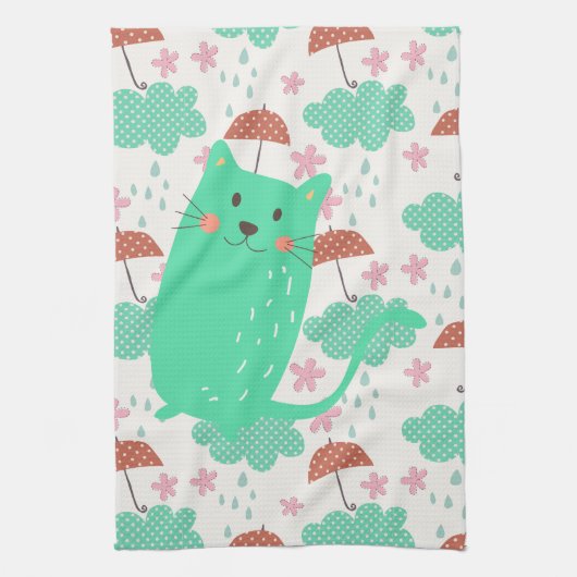 Raining Cats Theedoek (Verticaal)