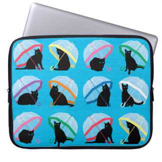 Raining Cats'n Cats Laptop Hoeve 15" Laptop Sleeve
