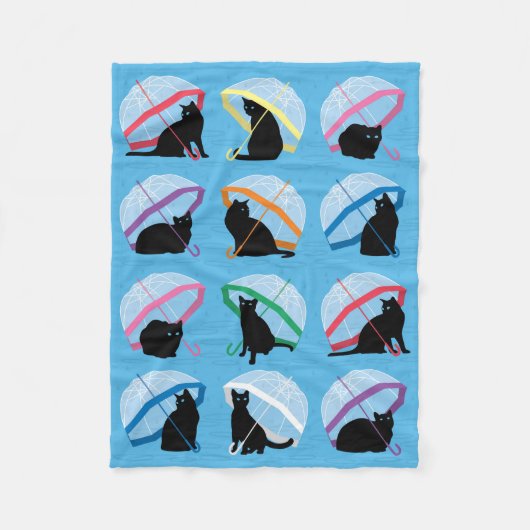 Raining Cats's Fleece Blanket (Voorkant)