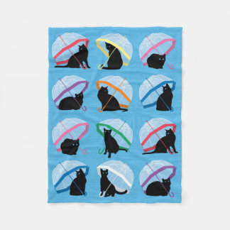 Raining Cats's Fleece Blanket Deken