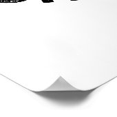 Raining Champ Funny Weather Rain Cloud Pun Poster (Hoek)