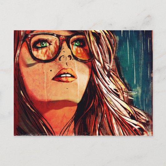 Raining Fire Briefkaart (Voorkant)