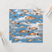 Raining Fish Kaart (Voorkant / Achterkant in situ)