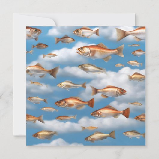 Raining Fish Kaart (Achterkant)