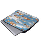 Raining Fish Laptop Sleeve (Voorkant onderkant)