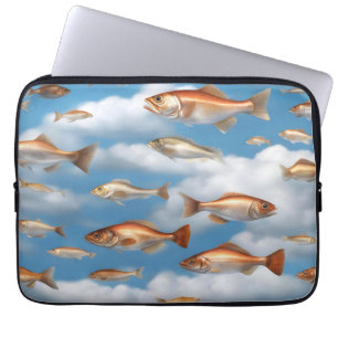 Raining Fish Laptop Sleeve