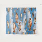 Raining Fish Wandkleed (Voorkant (horizontaal))