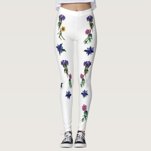 Raining Flowers #2 Leggings (Voorkant)