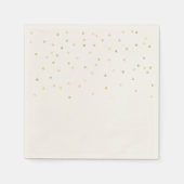 Raining Gold Hearts Paper Napkins Set van 50+ Servet (Voorkant)
