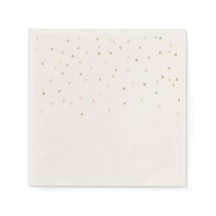 Raining Gold Hearts Paper Napkins Set van 50+