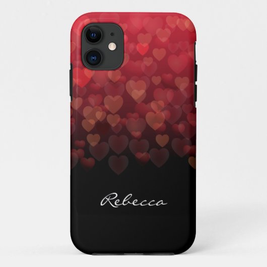 Raining Hearts Case-Mate iPhone Case (Achterkant)