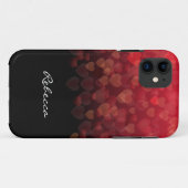 Raining Hearts Case-Mate iPhone Case (Achterkant (horizontaal))