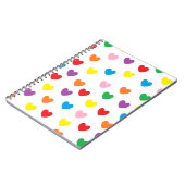 "Raining Hearts"-laptop Notitieboek (Linkerzijde)