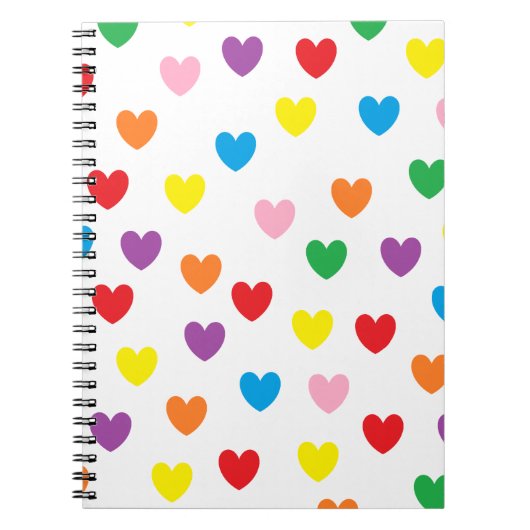 "Raining Hearts"-laptop Notitieboek (Voorkant)