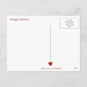 Raining Hearts Valentijn Feestdagenkaart (Achterkant)