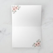 Raining Hearts Vrijgezellenfeest Hartelijk dank Kaart (Binnen)