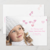 Raining Love Valentijnsdag Card Feestdagenkaart (Voorkant / Achterkant)