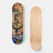 Raining Monsters Persoonlijk Skateboard (Voorkant)