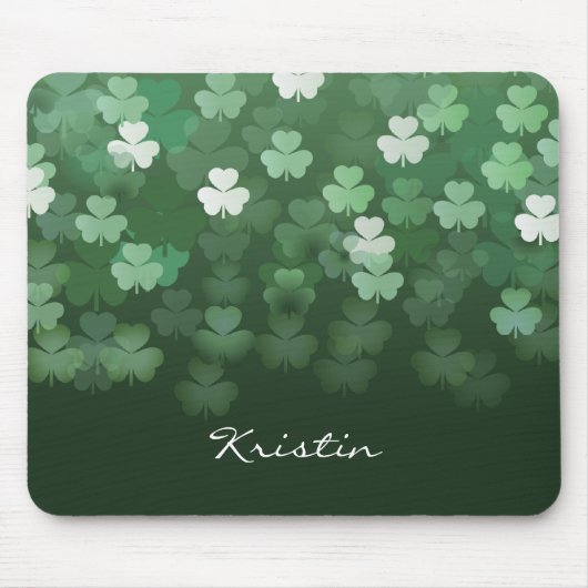 Raining Shamrocks Muismat (Voorkant)