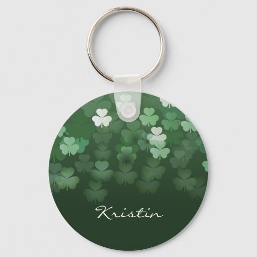 Raining Shamrocks Sleutelhanger (Voorkant)