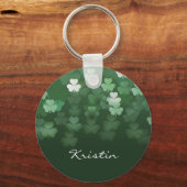 Raining Shamrocks Sleutelhanger (Voorkant)