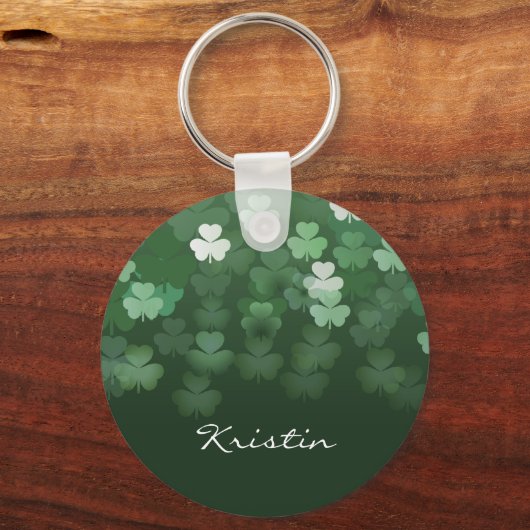 Raining Shamrocks Sleutelhanger (Voorkant)