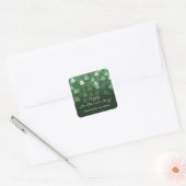 Raining Shamrocks St Patricks Day Sticker (Envelop)