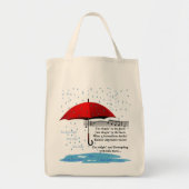 Raining & Sing Alternative Facts Kruidenier Canvas Tote Bag (Voorkant)