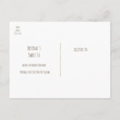 Raining Sprinkles Snoep Land Sweets Save the Date Aankondigingskaart (Achterkant)