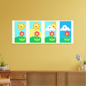 Raining Sunshine Canvas Afdruk (Insitu (Woonkamer))