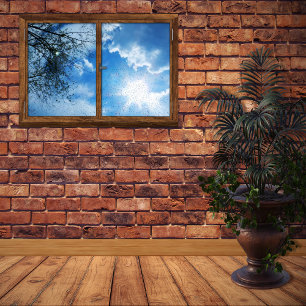 Raining Sunshine Window Lijst Poster