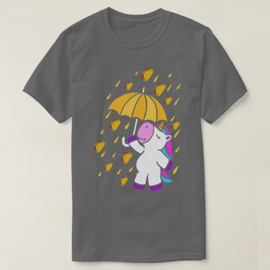 Raining Tacos Unicorn Cinco De Mayo Mexican Food T-shirt (Design voorkant)