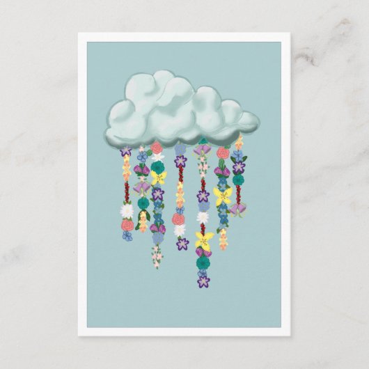 Rainingbloemen Informatiekaartje (Voorkant)