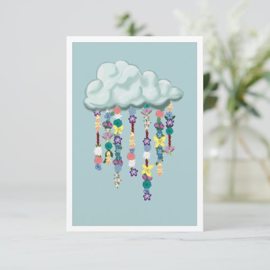 Rainingbloemen Informatiekaartje (Staand voorkant)