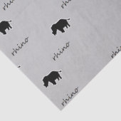 Raino-silhouet Tissuepapier (Detail)