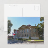 Rains County Courthouse, Emory, Texas Briefkaart (Voorkant / Achterkant)