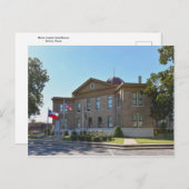 Rains County Courthouse, Emory, Texas, Verenigde S Briefkaart (Voorkant / Achterkant)