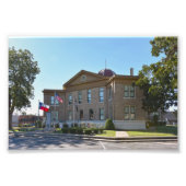 Rains County, Texas, Courthouse Foto Afdruk (Voorkant)