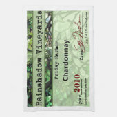 Rainschaduw Vineyards Chardonnay Kitchen Towel Theedoek (Verticaal)