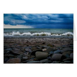 Rainstorm boven het meer