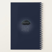 Rainstorm in Surreal Dream World gepersonaliseerd Notitieboek (Achterkant)