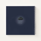 Rainstorm in Surreal Dream World gepersonaliseerd Notitieboek (Achterkant)