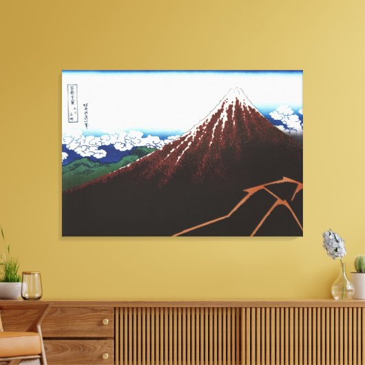 Rainstorm onder de top canvas afdruk (Insitu (Woonkamer))