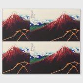 Rainstorm onder de top van Katsushika Hokusai Cadeaupapier (Vlak)