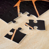 Rainstorm onder de top van Katsushika Hokusai Legpuzzel (Zijkant)