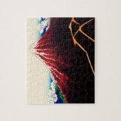 Rainstorm onder de top van Katsushika Hokusai Legpuzzel (Verticaal)