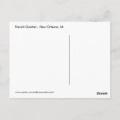 Rainswept Royal Street Briefkaart (Achterkant)